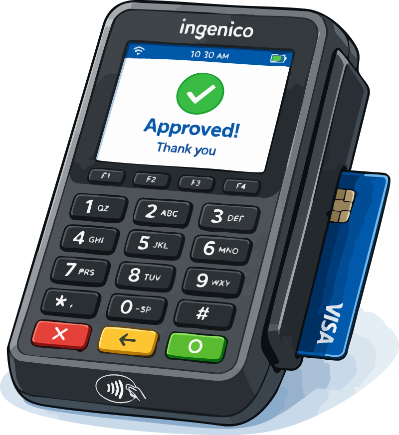Ingenico Lane 3000 Fortis card terminal