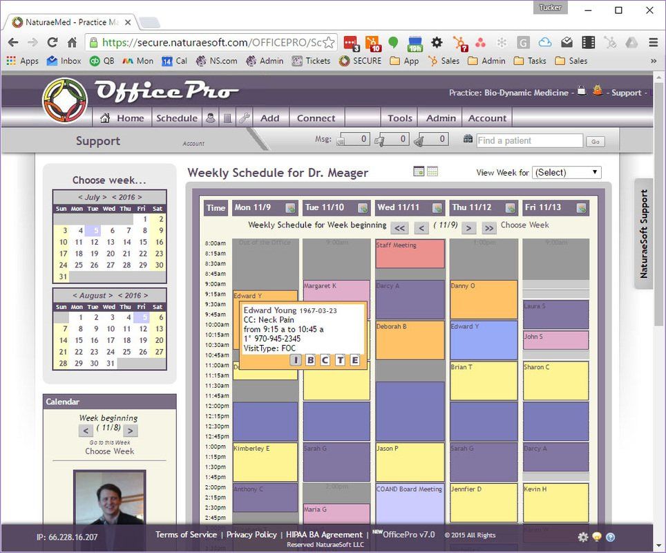 ApptPro online scheduling for functional medicine practices