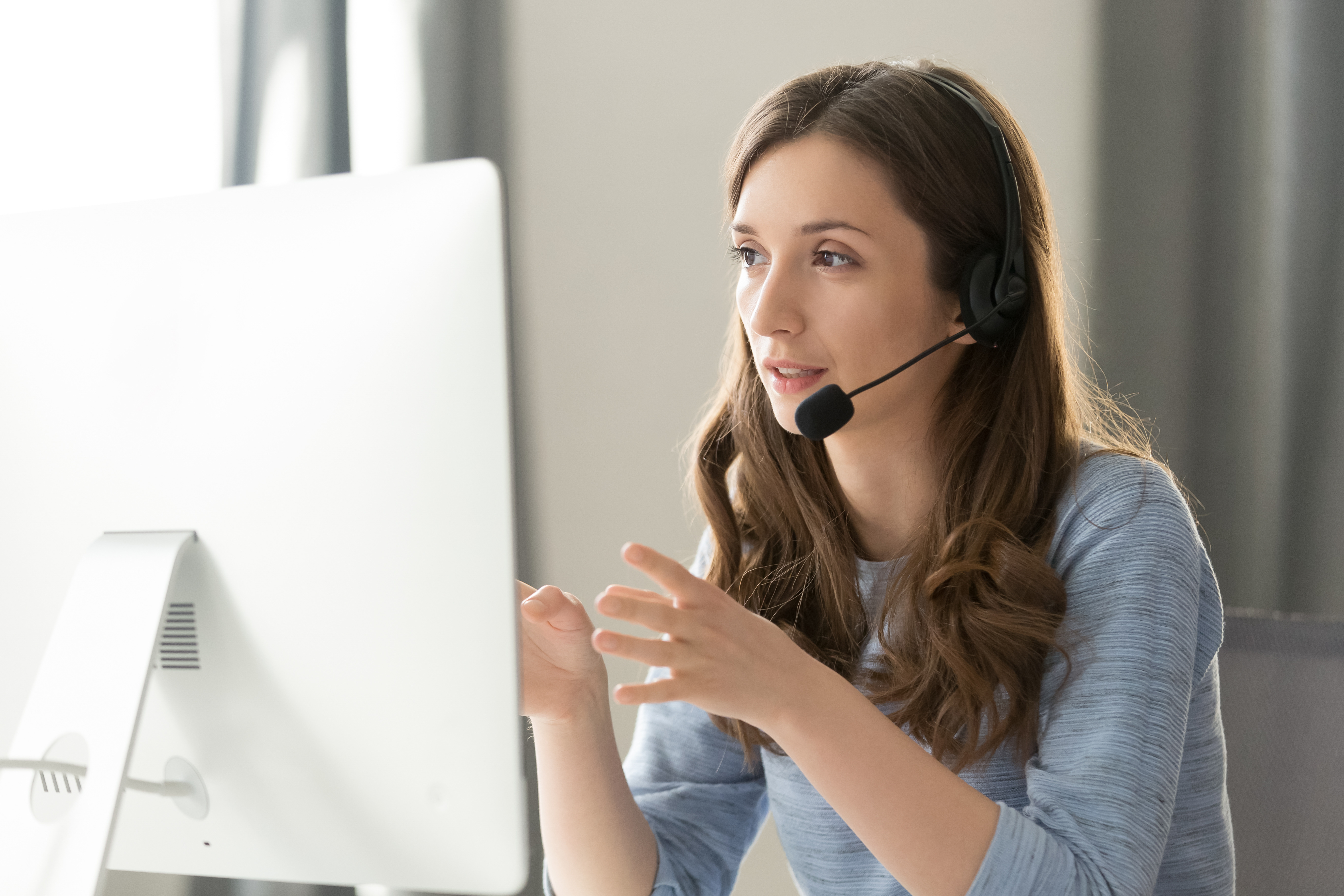 Front desk staff managing billing and patient communications